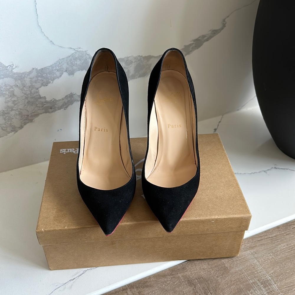 Christian Louboutin Pigalle follies 100 suede black